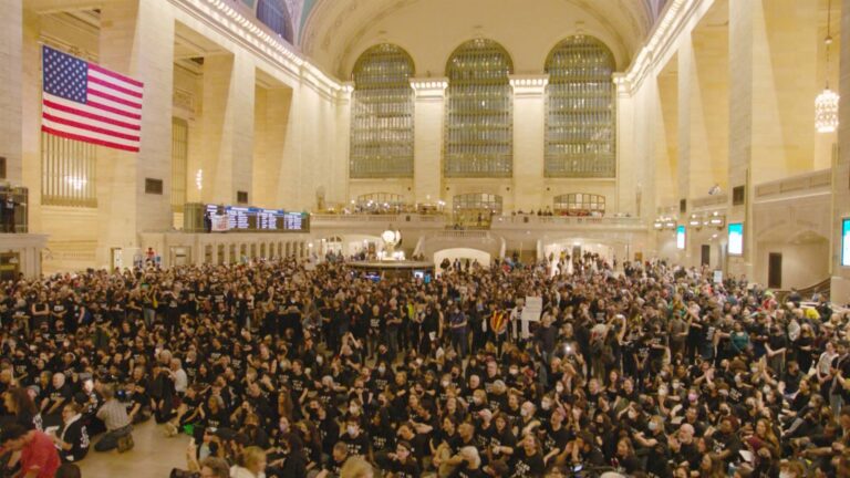 “Not in Our Name”: 400 Arrested at Jewish-Led Sit-in at NYC’s Grand Central Demanding Gaza Ceasefire