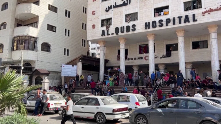 “We Have Come to an End”: Palestine Red Crescent Says Gaza’s Hospitals Are Out of Solutions