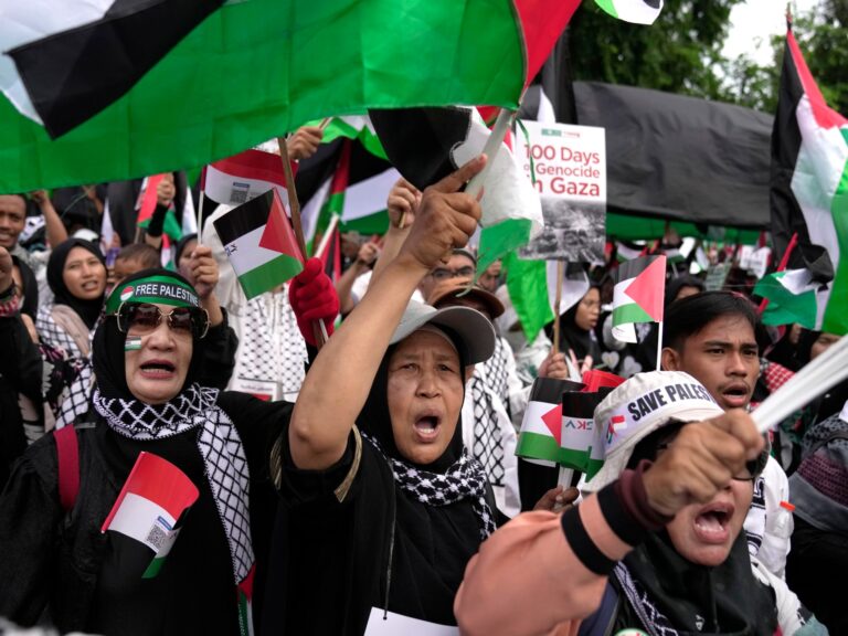 Pro-Palestine protests held around the world as Gaza war nears 100 days