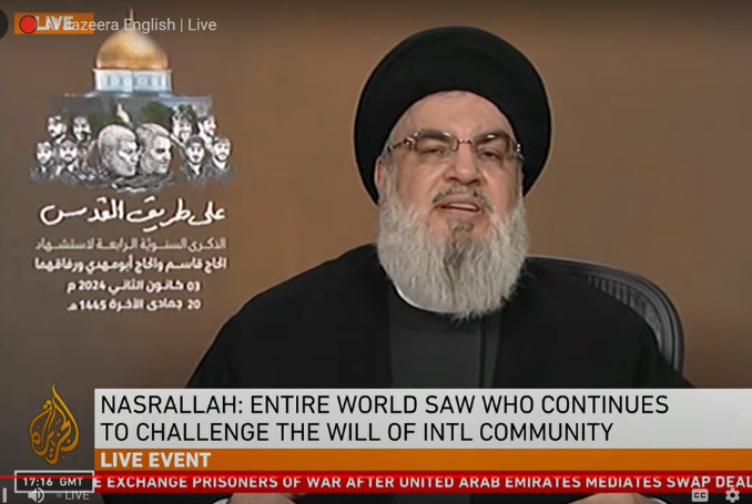 ‘Be Patient’ – Nasrallah Tells Supporters of Resistance in Lebanon, Gaza