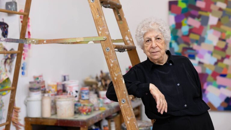 Palestinian Artist Samia Halaby Slams Indiana University for Canceling Exhibit over Her Support for Gaza