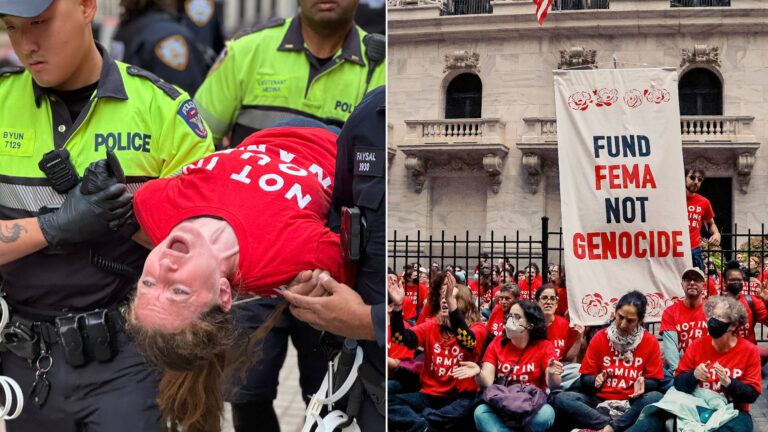 “Stop Profiting Off Genocide”: 200 Arrested at Jewish Voice for Peace Protest at NY Stock Exchange