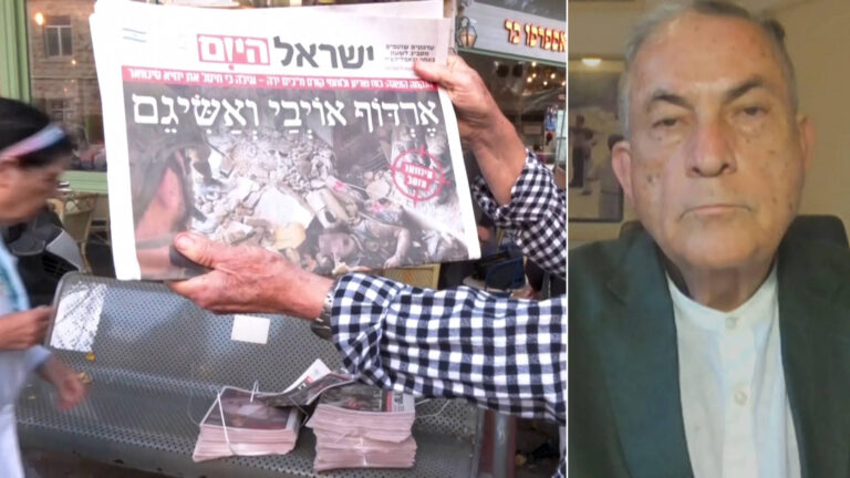 Gideon Levy: Death of Sinwar Won’t End Israel’s War While U.S. Gives Netanyahu Free Rein in Gaza