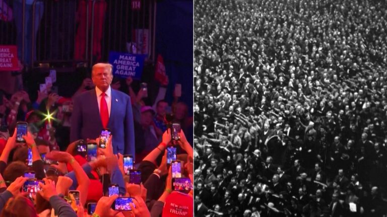 Trump’s Night at the Garden: Racist Campaign Rally Evokes Infamous 1939 Nazi Gathering in NYC