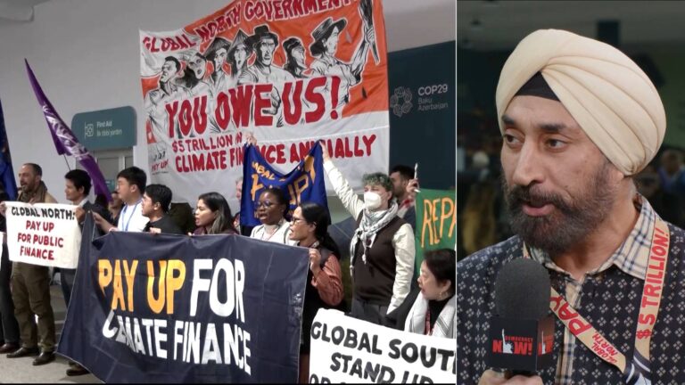 “They’re Expanding Fossil Fuels”: Indian Activist Harjeet Singh on Rich Countries’ Hypocrisy at COP29