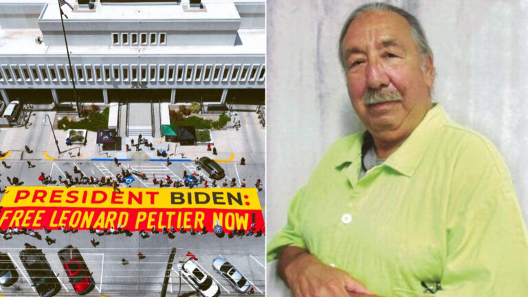 Leonard Peltier: Amnesty Int’l Calls on Biden to Free Indigenous Leader “Before It’s Too Late”