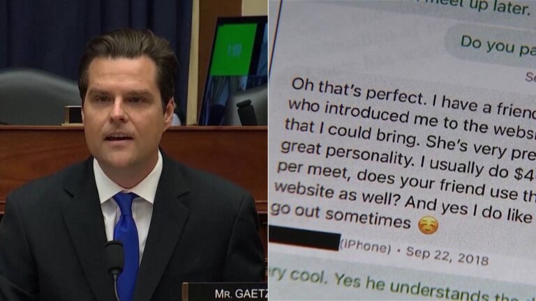 Gaetz-Gate: House Ethics Report on Former Florida Rep. Details Statutory Rape, Drug Use, Corruption