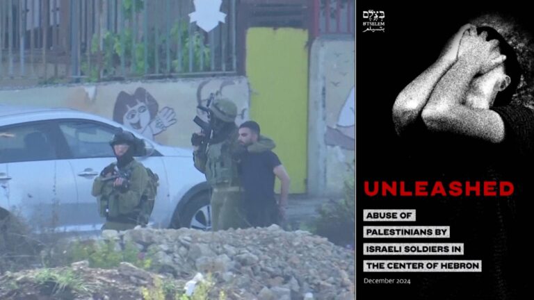 “Unleashed”: Report Details How Israeli Soldiers Brutalize West Bank Palestinians in Hebron