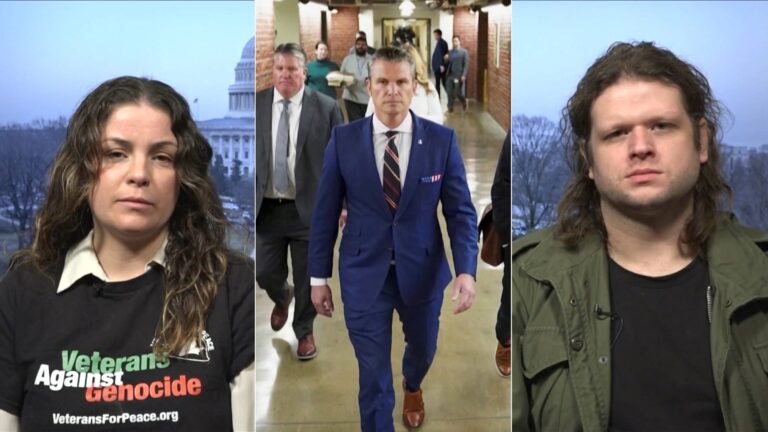 Meet the Military Vets Arrested for Disrupting Pete Hegseth’s Senate Confirmation Hearing