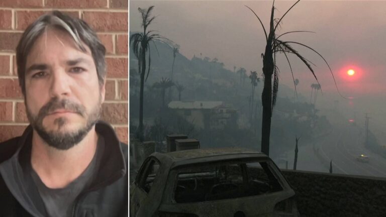 Climate Scientist Peter Kalmus Fled L.A. Fearing Wildfires. His Old Neighborhood Is Now a Hellscape