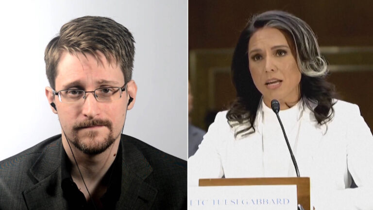 Tulsi Gabbard, Trump’s Pick for National Intel Director, Refuses to Call Edward Snowden a Traitor