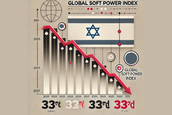 Israel Drops in Soft Power Index as Global Reputation Deteriorates