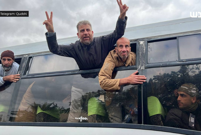 Over 100 Palestinian Prisoners Arrive in Gaza as Exchange Deal Continues