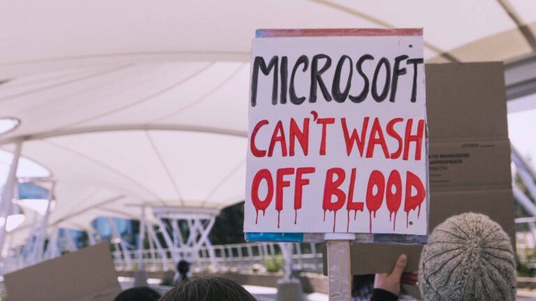 Microsoft Worker Fired for Israel Protest: “Cloud & AI Are the Bombs & Bullets of the 21st Century”