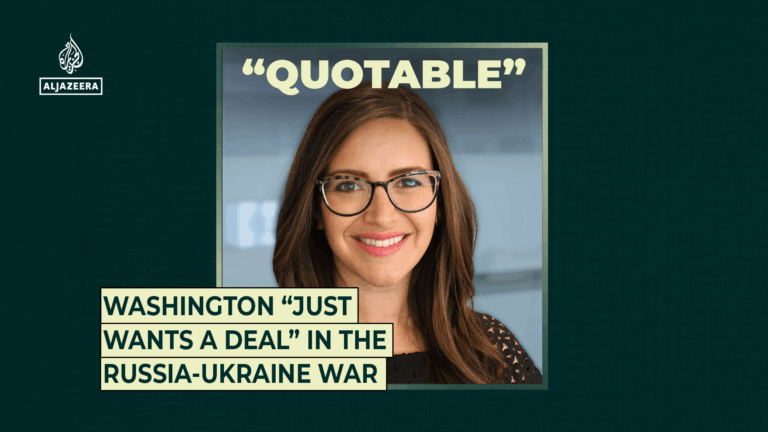 Washington “just wants a deal” in the Russia-Ukraine war