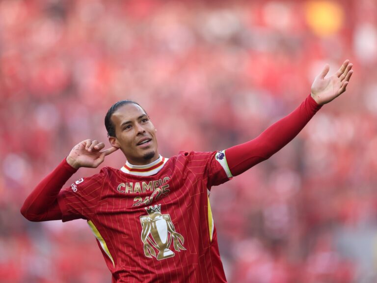 Liverpool ‘truly deserve’ to be Premier League champions, van Dijk says