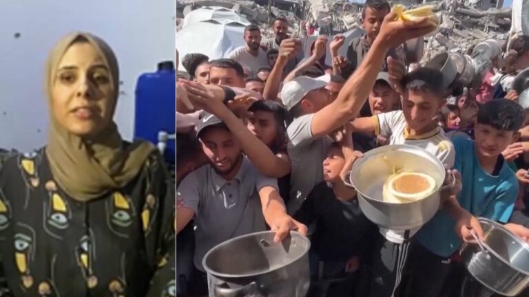 "We Are Not Living. We Are Enduring." Gaza Mother on Struggle for Food, Safety Under Israeli Blockade