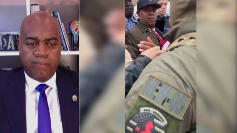 Newark Mayor Ras Baraka Arrested for Visiting ICE Jail, Slams Trump Admin’s “Insane” Abuse of Power