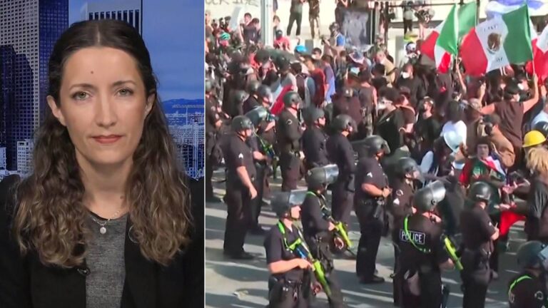 Chaos & Cruelty: Trump Deploys Thousands of Soldiers to Put Down Anti-ICE Protests in Los Angeles