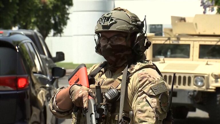 “Absolutely Unprecedented”: Trump Deploys National Guard to L.A. & Hegseth Threatens to Send in Marines