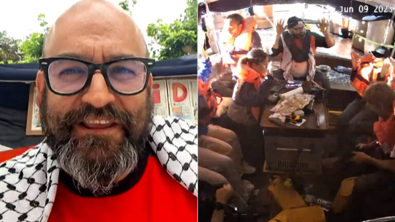 “They Kidnapped Us”: Deported Gaza Flotilla Activist Describes Israeli Interception in Int’l Waters