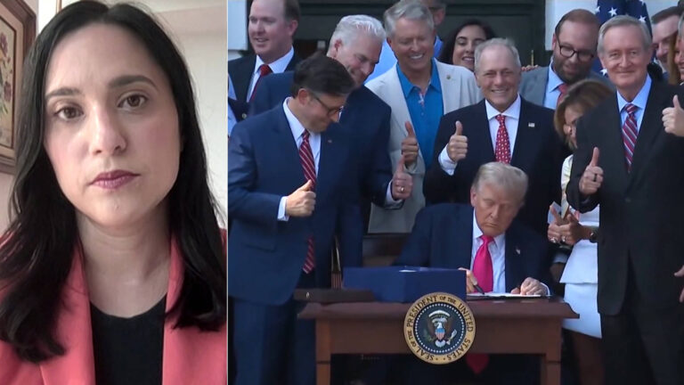 Hold GOP Accountable: Youngest Dem. Congresswoman on Medicaid, Climate Cuts & Her Visit to ICE Jail