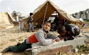 Skin diseases spread among Gaza children