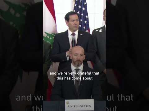 Lebanon and Israel sign ‘framework agreement’ to end war after US-mediated talks