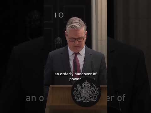 Starmer delivers resignation speech at Downing Street