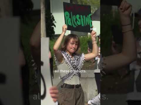 Flotilla activists in Brussels demand an end to EU trade with illegal Israeli settlements