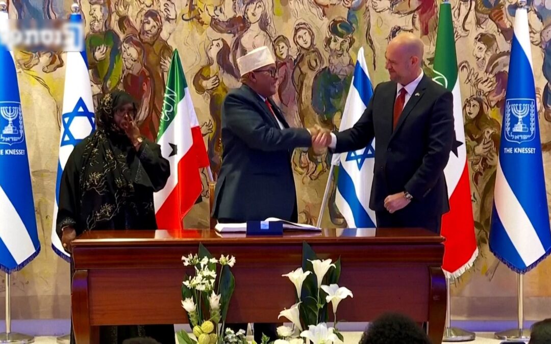Somaliland president visits Israeli Knesset on tour