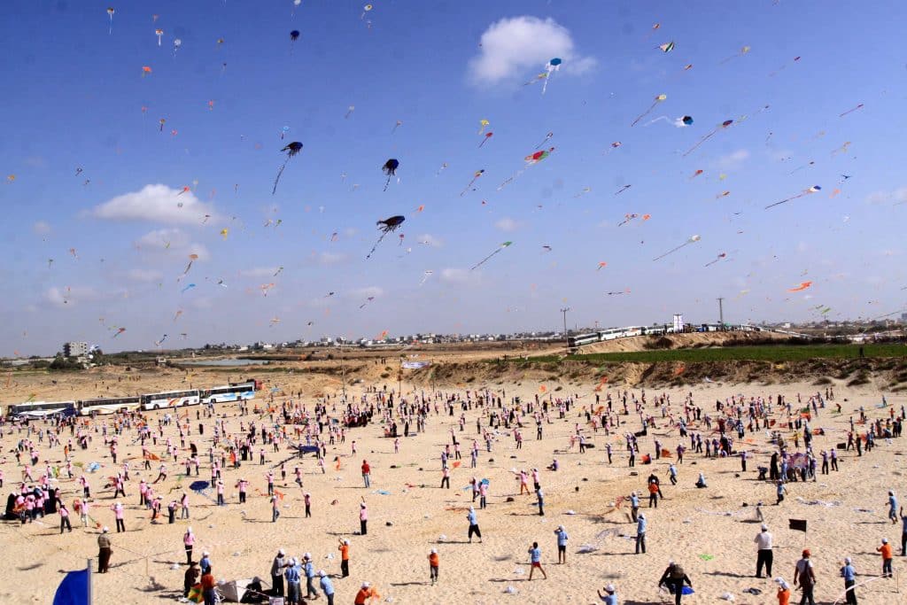 Children in Gaza are afraid flying their kites will get them killed