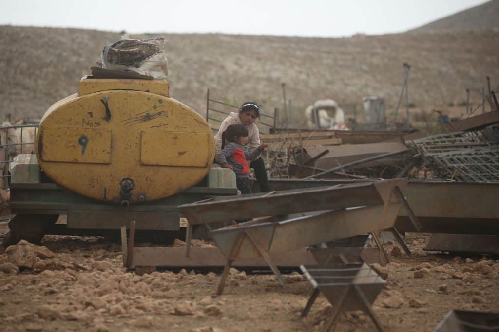 Israel has cut off water to 47 Palestinian families in the northern West Bank