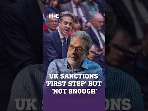 UK decision to sanction Israeli settlers ‘not enough’ but an ‘important first step’: Ben Jamal