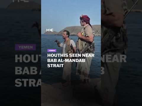 Videos show Houthi fighters near Bab al-Mandab Strait