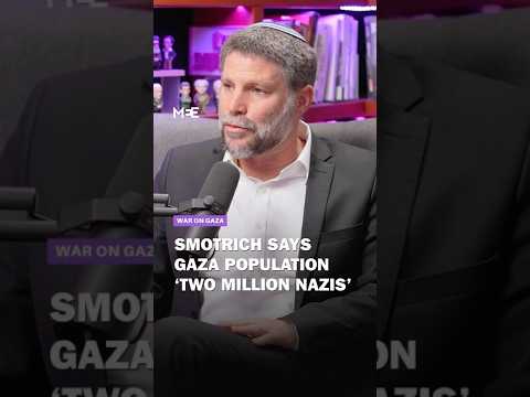 Smotrich calls Palestinians in Gaza ‘two million Nazis’ with ‘anti-semtiic hatred of Israel’