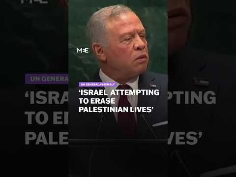 King Abdullah of Jordan says ‘Israel is attempting to erase Palestinian lives’ in Gaza