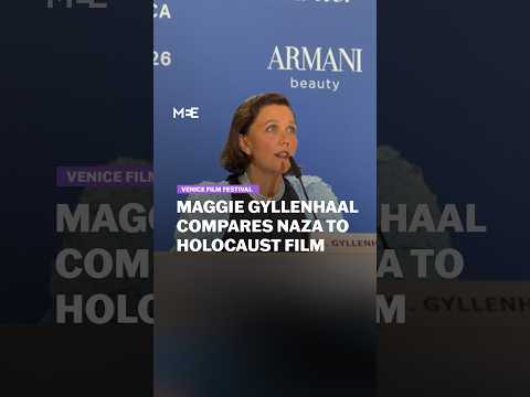 Maggie Gyllenhaal draws parallel between NAZA and The Zone of Interest