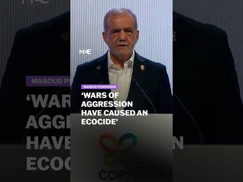 Iran president says conflict in Mideast amounts to ‘ecocide’