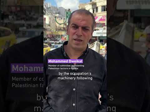 Israeli forces destroy Palestinian memorials in Nablus